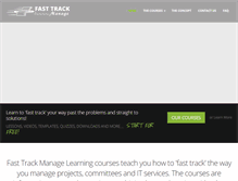 Tablet Screenshot of fasttrackmanage.com